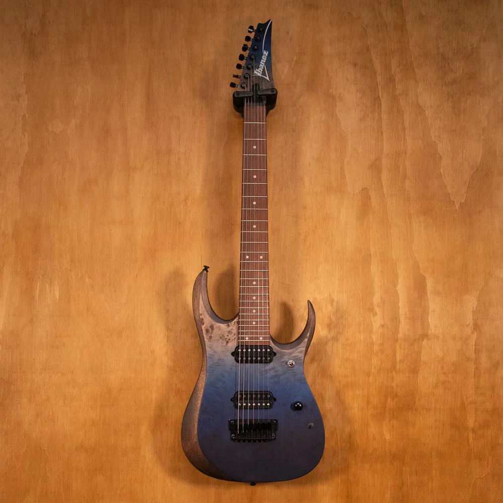 Ibanez RGD7521PB 7-Str Electric Guitar - Deep Seafloor Fade Flat (B-Stock)