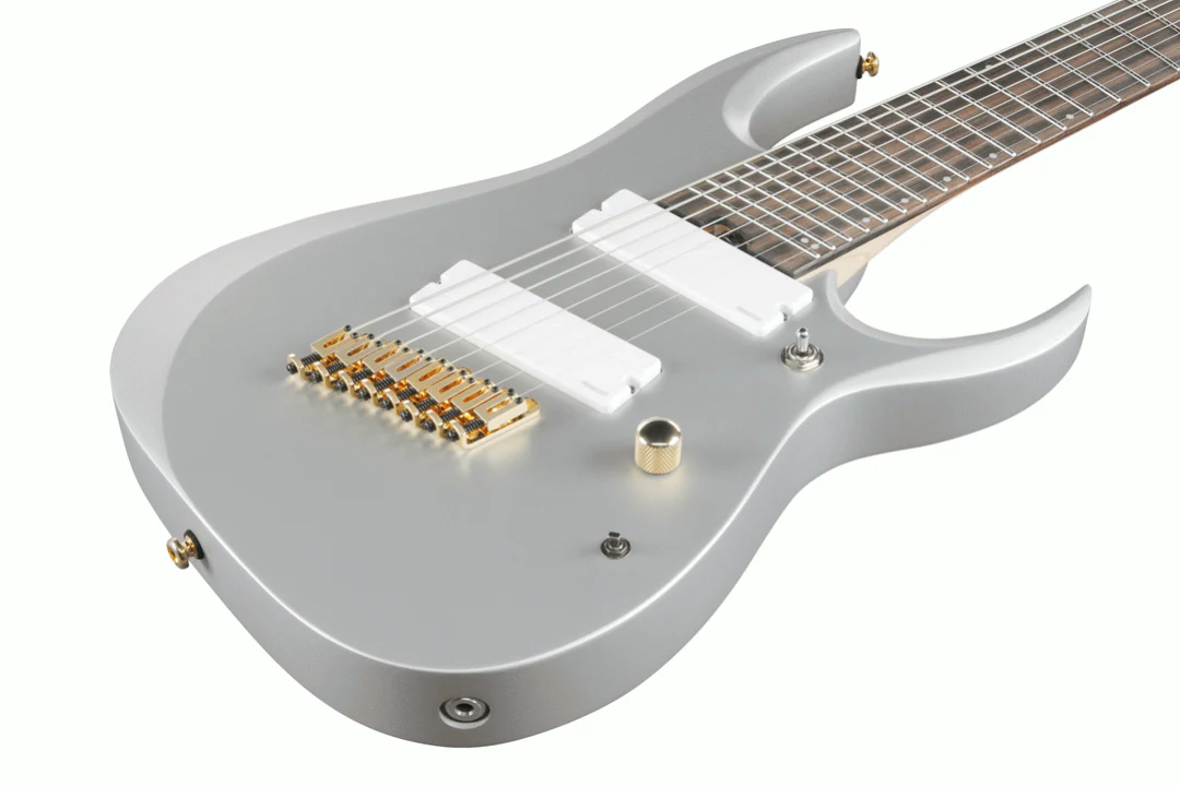 Ibanez RGDMS8 Electric Guitar in Classic Silver Metallic - Image 4
