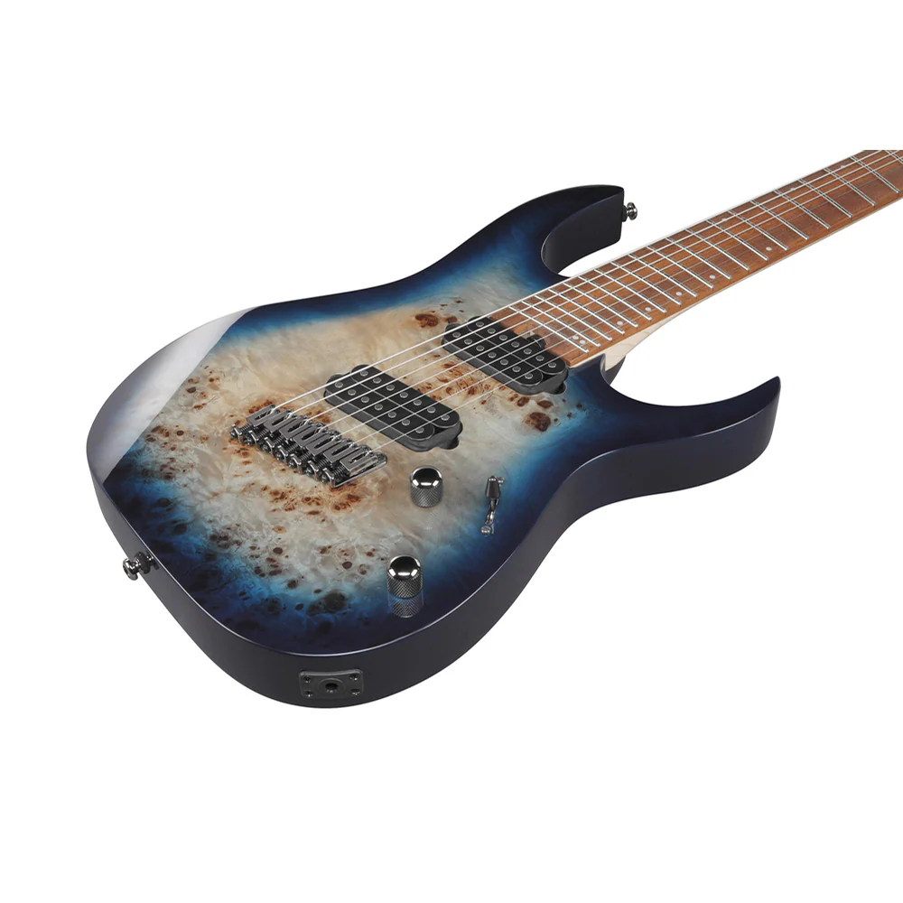 Ibanez RGMS7PB Electric Guitar - Cosmic Blue Star Burst - Image 3
