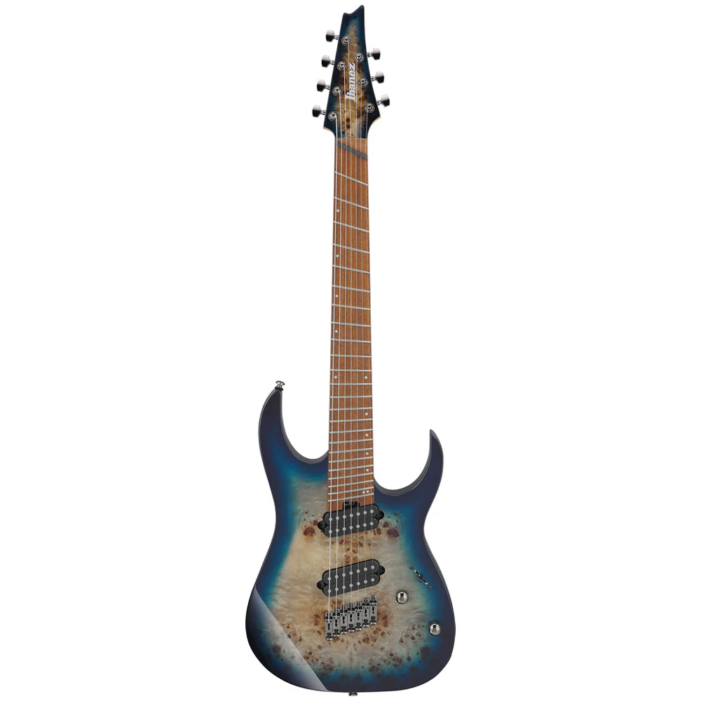 Ibanez RGMS7PB Electric Guitar - Cosmic Blue Star Burst - Image 5