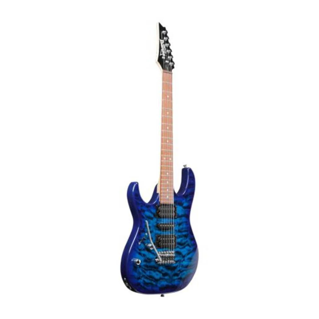 Ibanez RX70QAL Left-Handed Electric Guitar in Transparent Blue Burst - Image 2