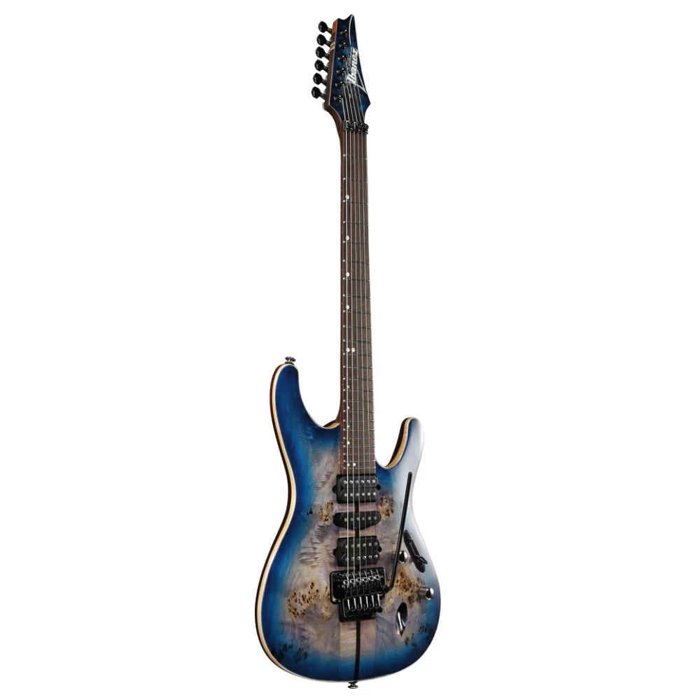 Ibanez S1070PBZ Electric Guitar in Cerulean Blue Burst - Image 7