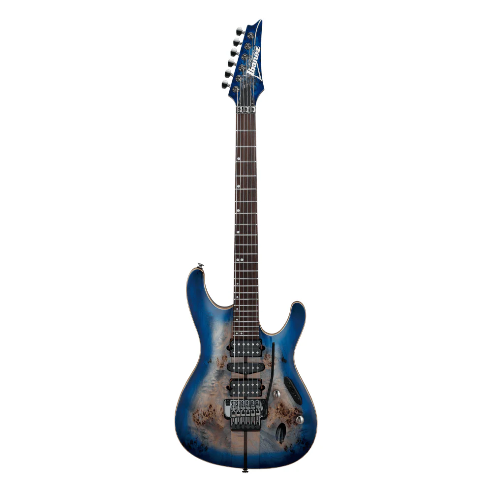 Ibanez S1070PBZ Electric Guitar in Cerulean Blue Burst - Image 8