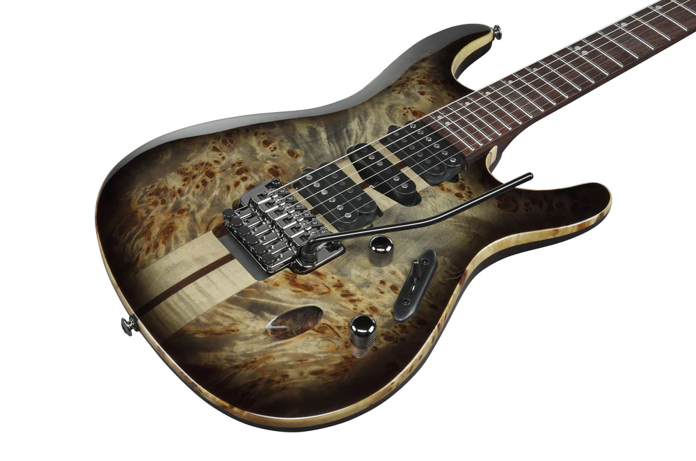 Ibanez S1070PBZ Electric Guitar in Charcoal Black Burst - B Stock - Image 4