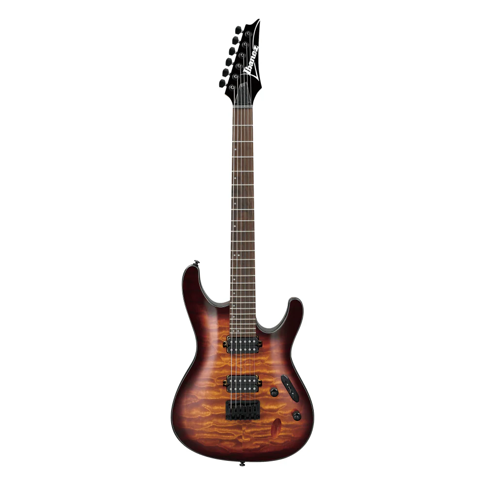 Ibanez S621QM Electric Guitar in Dragon Eye Burst - Image 6