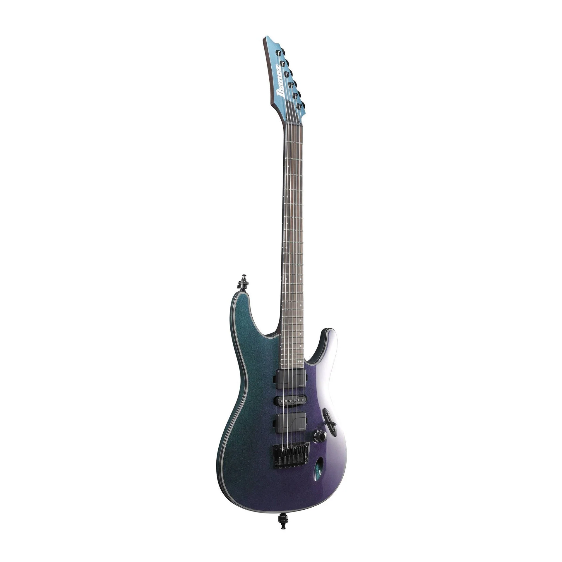 Ibanez S671ALB Axion Electric Guitar in Blue Chameleon - Image 5