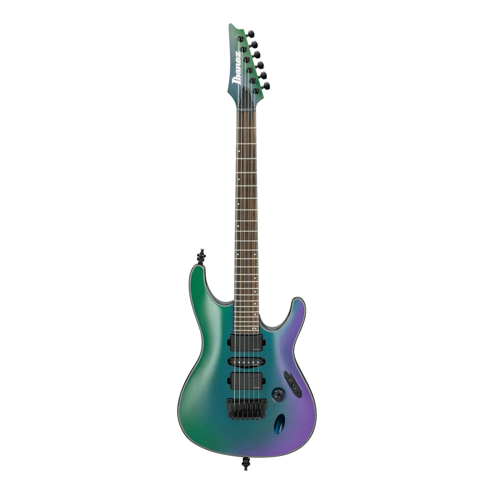 Ibanez S671ALB Axion Electric Guitar in Blue Chameleon - Image 6