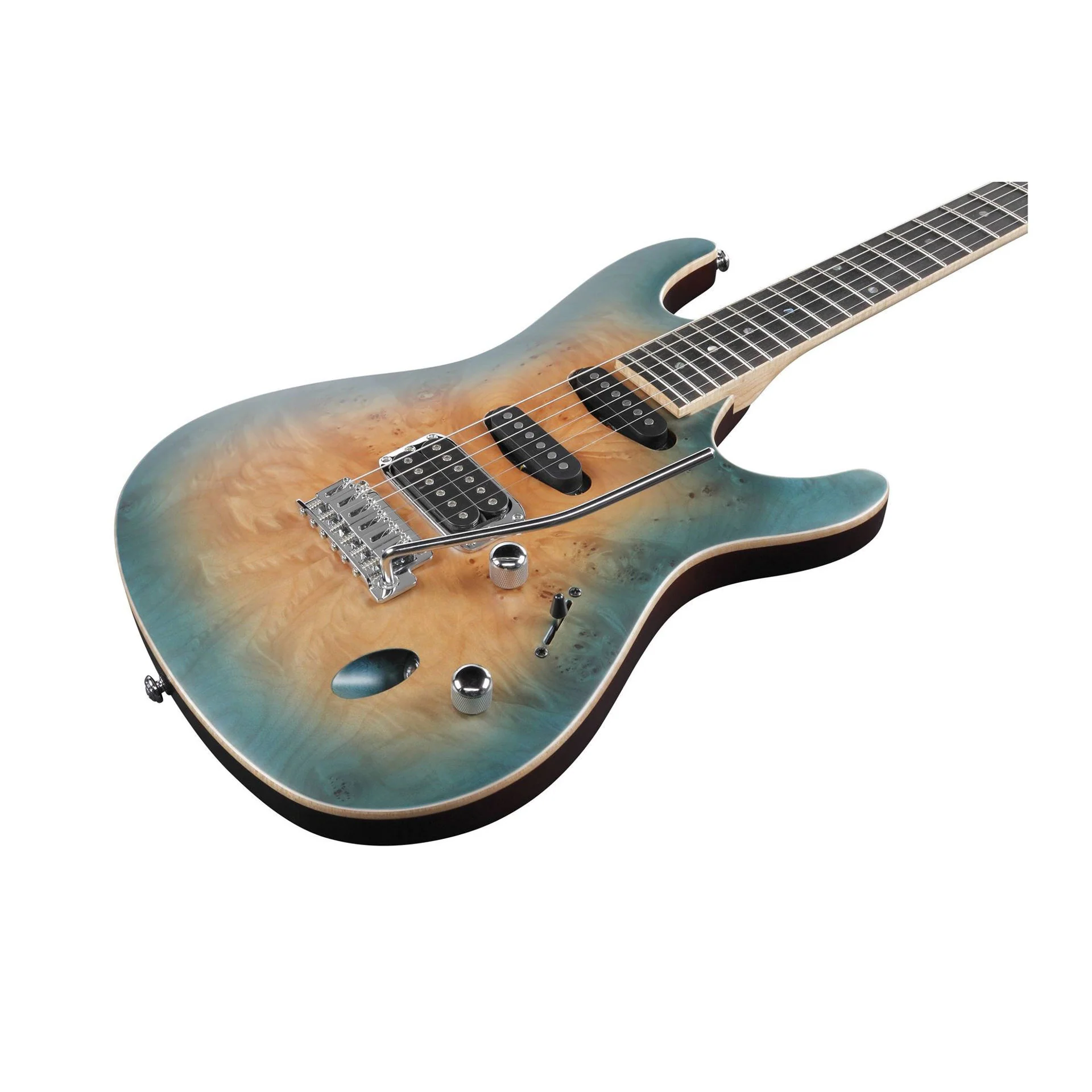Ibanez SA460MBW Standard Electric Guitar in Sunset Blue Burst - Image 4