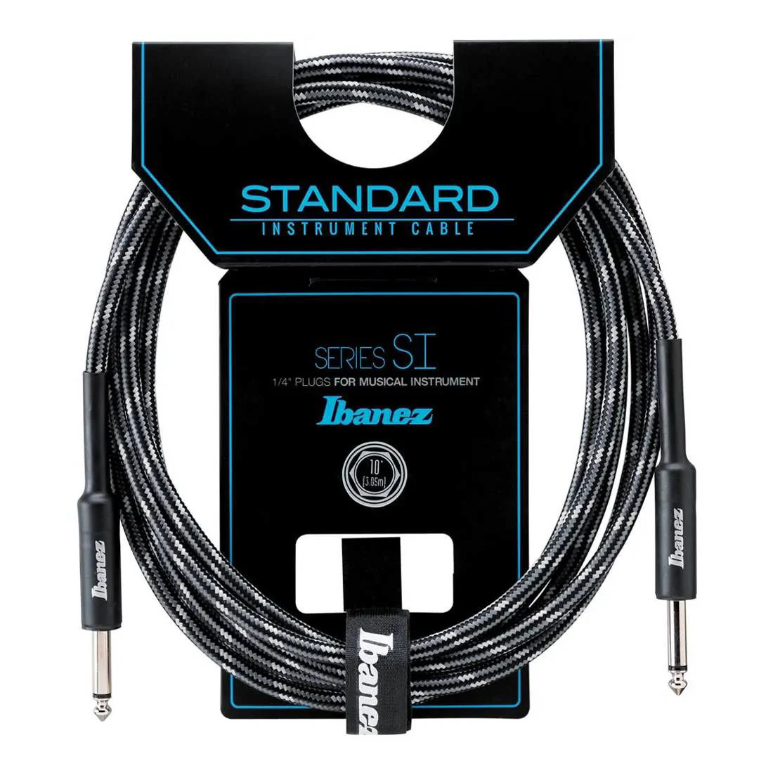 Ibanez SI10 CCT 10ft Guitar Cable in Charcoal Grey - Image 2