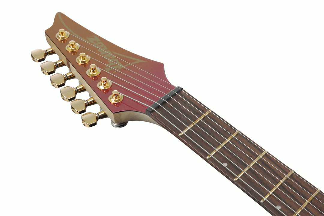 Ibanez SML721 Electric Guitar in Rose Gold Chameleon - Image 10