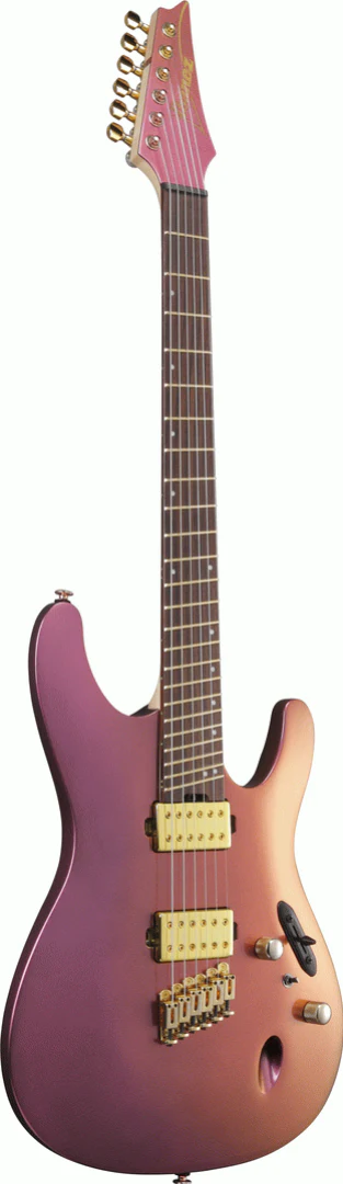Ibanez SML721 Electric Guitar in Rose Gold Chameleon - Image 3