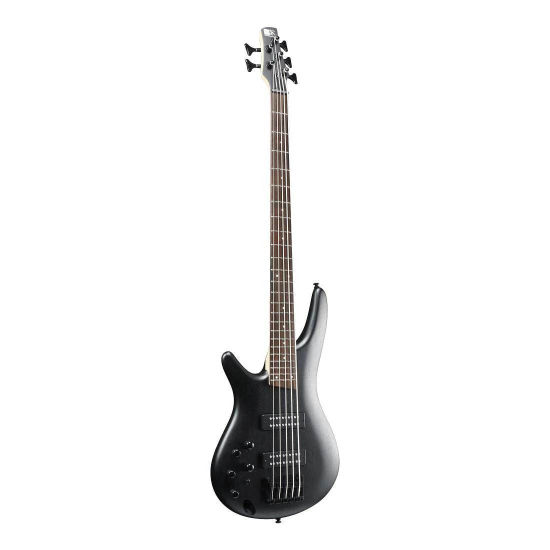 Ibanez SR Standard SR305EBL Left-Handed 5-String Bass Guitar - Weathered Black - Image 3