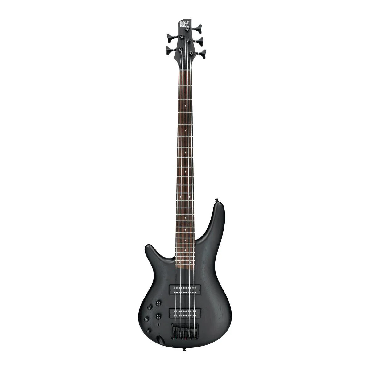 Ibanez SR Standard SR305EBL Left-Handed 5-String Bass Guitar - Weathered Black - Image 4