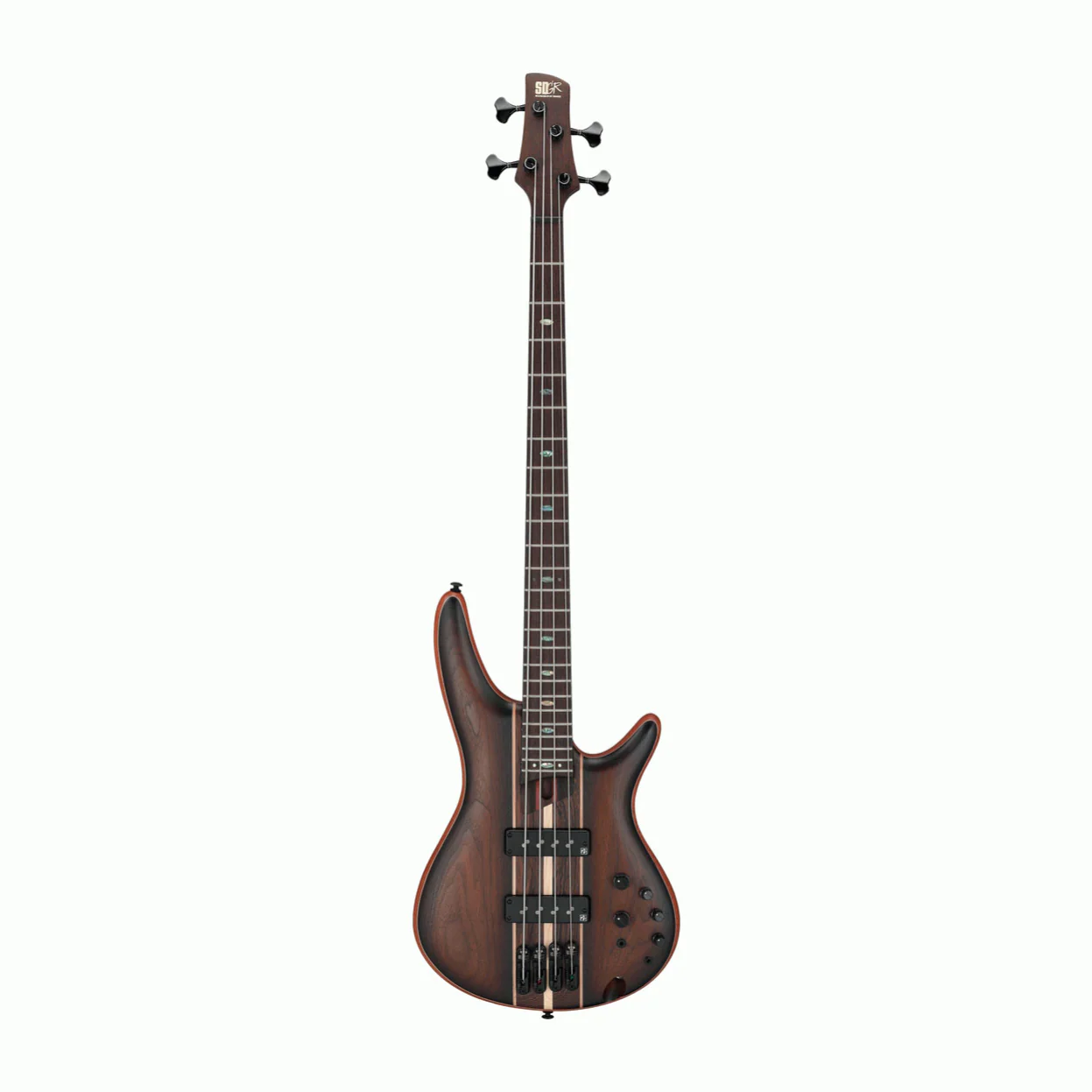 Ibanez SR1355B Premium Electric Bass Guitar in Dual Mocha Burst Flat with Gig Bag