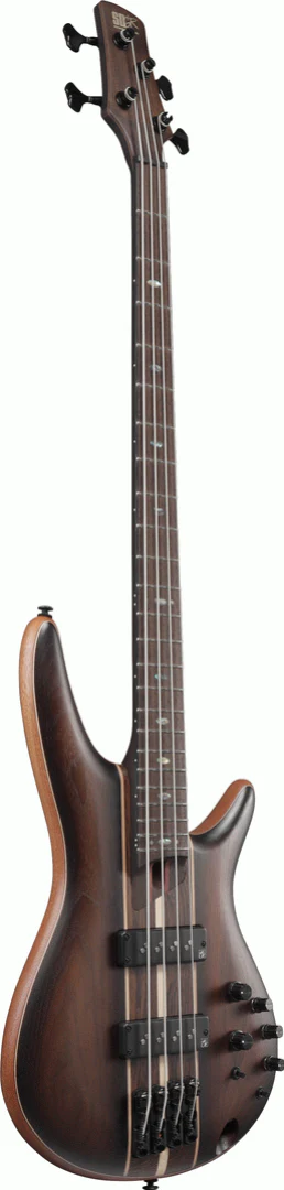 Ibanez SR1355B Premium Electric Bass Guitar in Dual Mocha Burst Flat with Gig Bag - Image 3