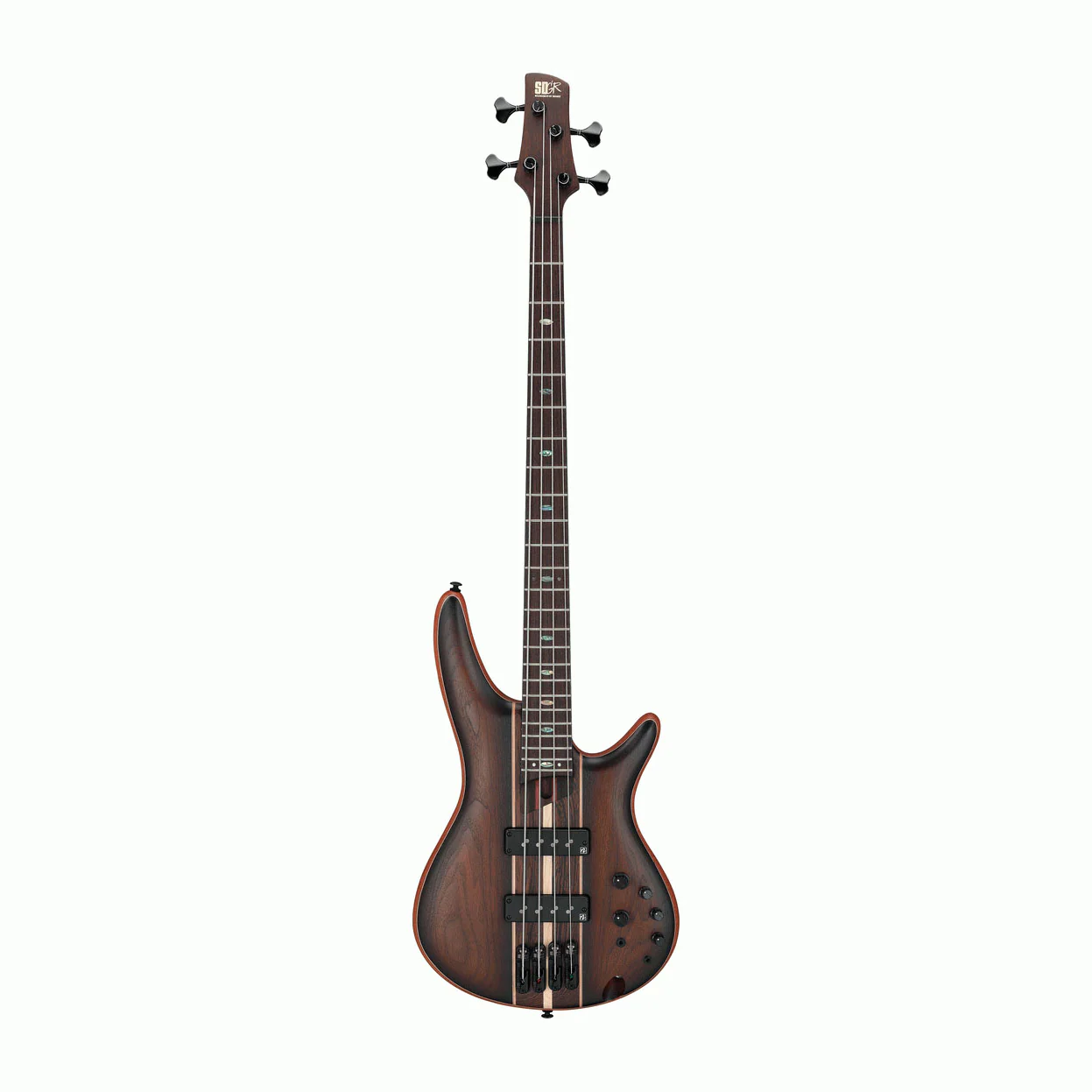 Ibanez SR1356B Premium Electric Bass Guitar in Dual Mocha Burst Flat with Gig Bag - Image 7