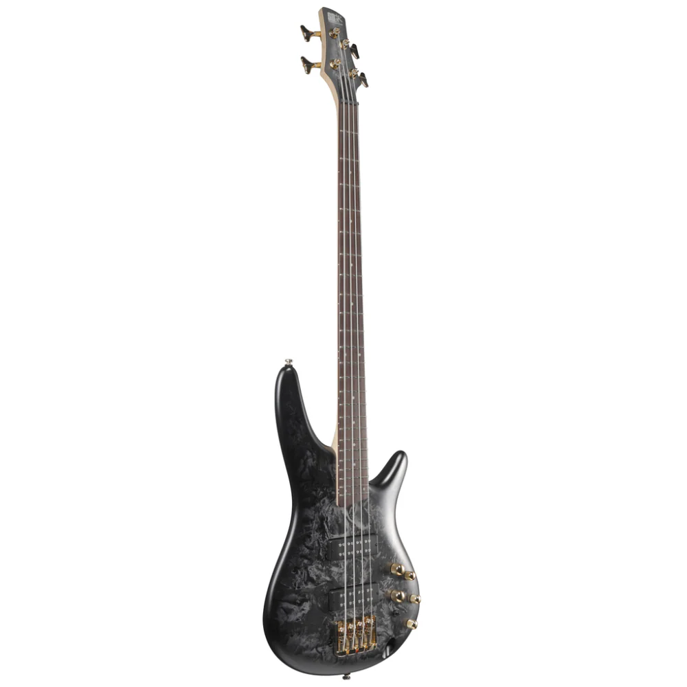Ibanez SR300EDX Bass Guitar in Black Ice Frozen Matte - Image 5