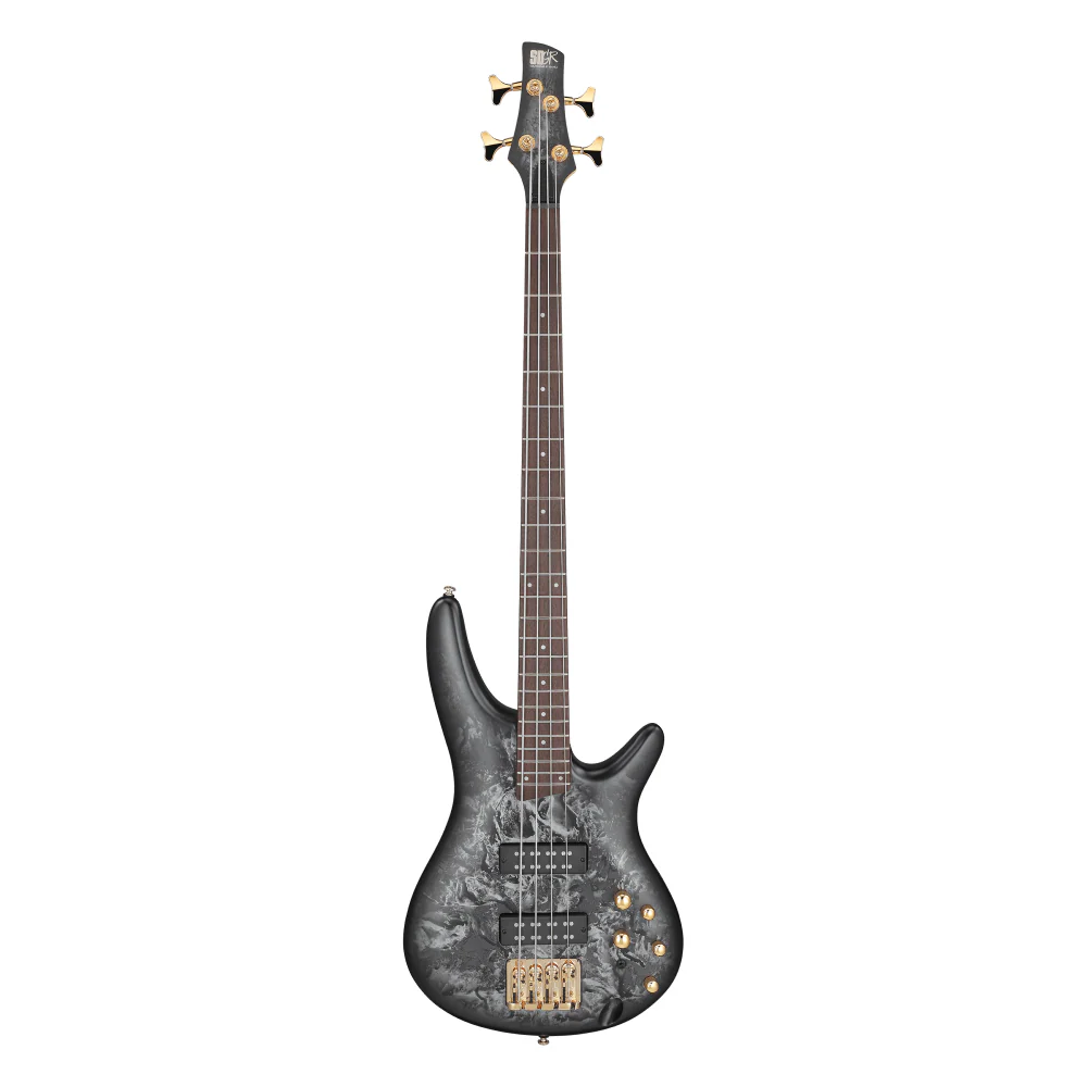 Ibanez SR300EDX Bass Guitar in Black Ice Frozen Matte - Image 8