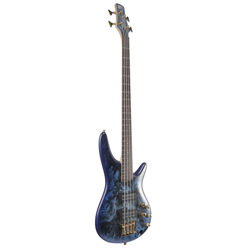 Ibanez SR300EDX Bass Guitar in Cosmic Blue Frozen Matte - Image 2
