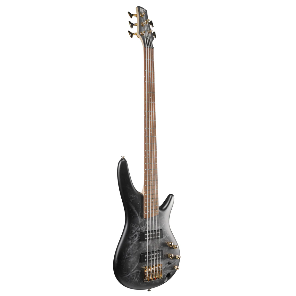 Ibanez SR305EDX Bass Guitar in Black Ice Frozen Matte - Image 3