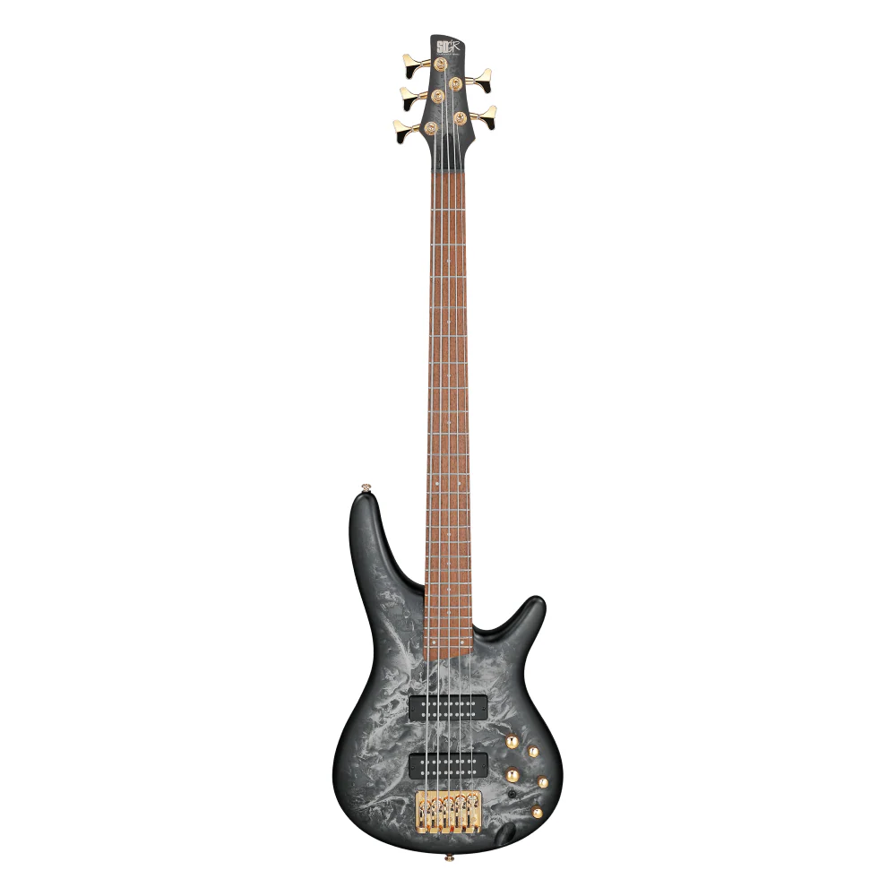 Ibanez SR305EDX Bass Guitar in Black Ice Frozen Matte - Image 7