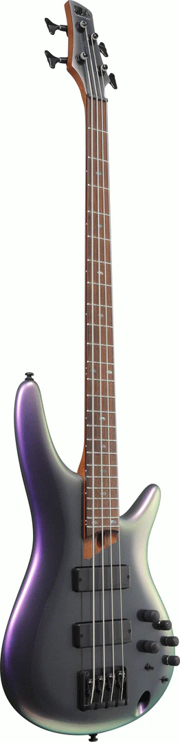 Ibanez SR500E Electric Bass Guitar in Black Aurora Burst - Image 7