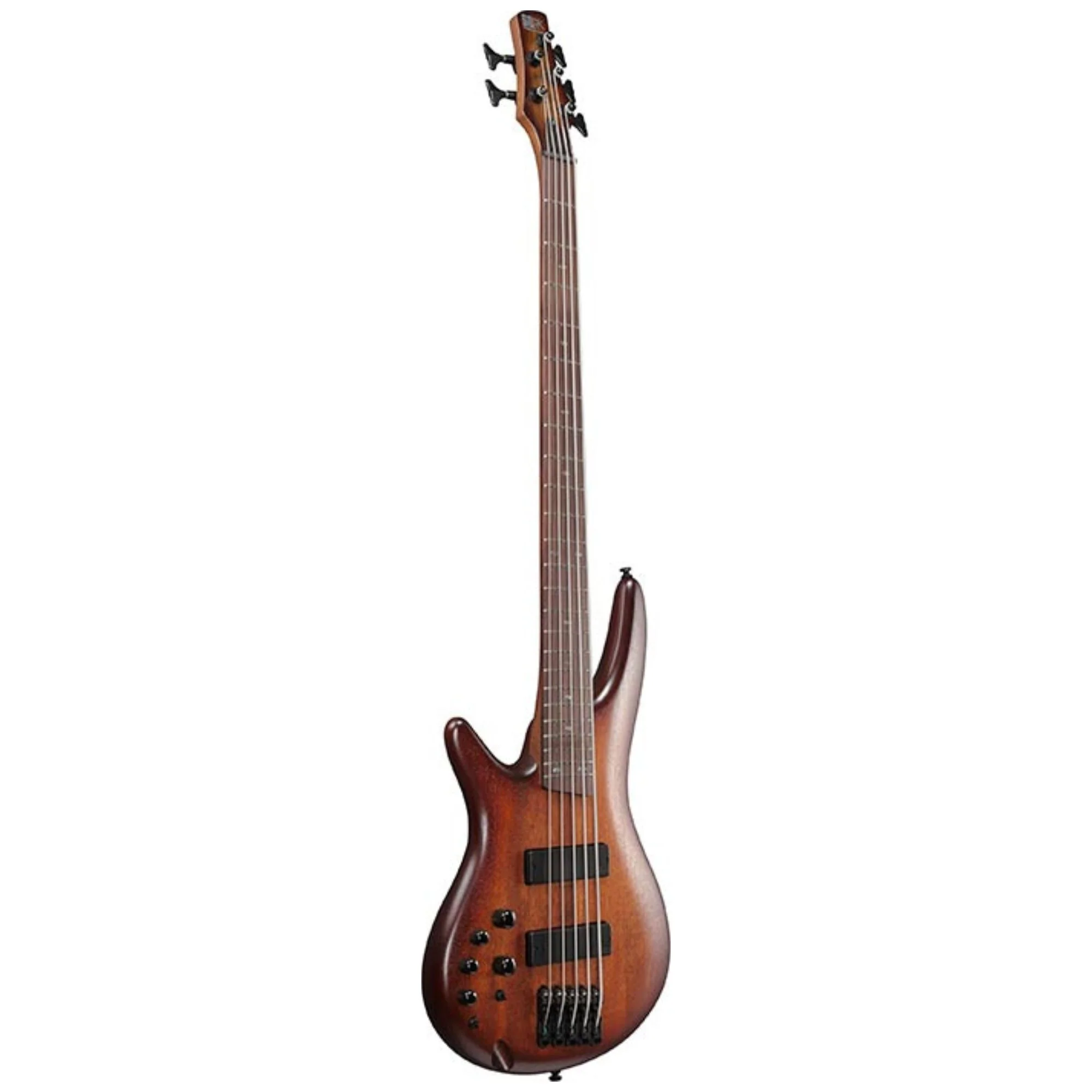 Ibanez SR505AL Mahogany Brown Burst Low Gloss Left Handed Electric Bass - Image 2