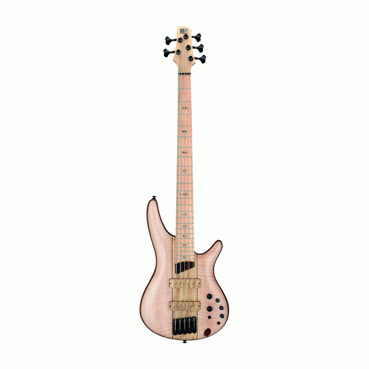 Ibanez SR5FMDX2 Premium Electric Bass Guitar in Natural Low Gloss with Gig Bag - Image 10
