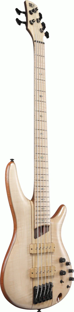 Ibanez SR5FMDX2 Premium Electric Bass Guitar in Natural Low Gloss with Gig Bag - Image 3