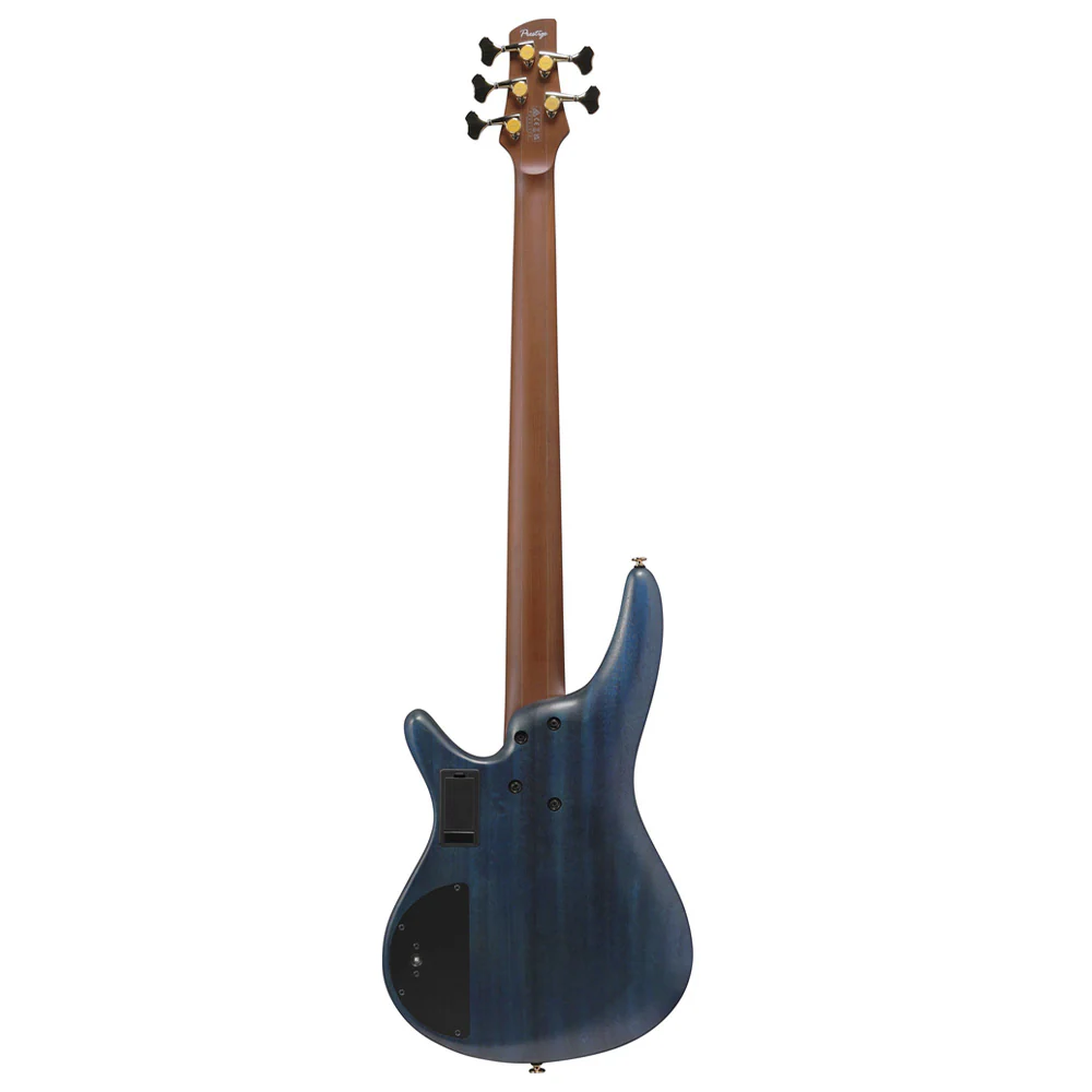 Ibanez SR6605 5 String Electric Bass with Case - Ghost Fleet Blue Burst - Image 7