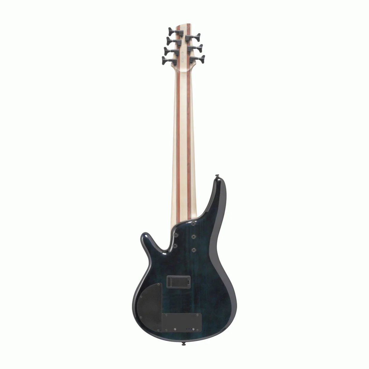 Ibanez SRAS7 7-string Ashula Electric Bass Guitar in Cosmic Blue Starburst - Image 2
