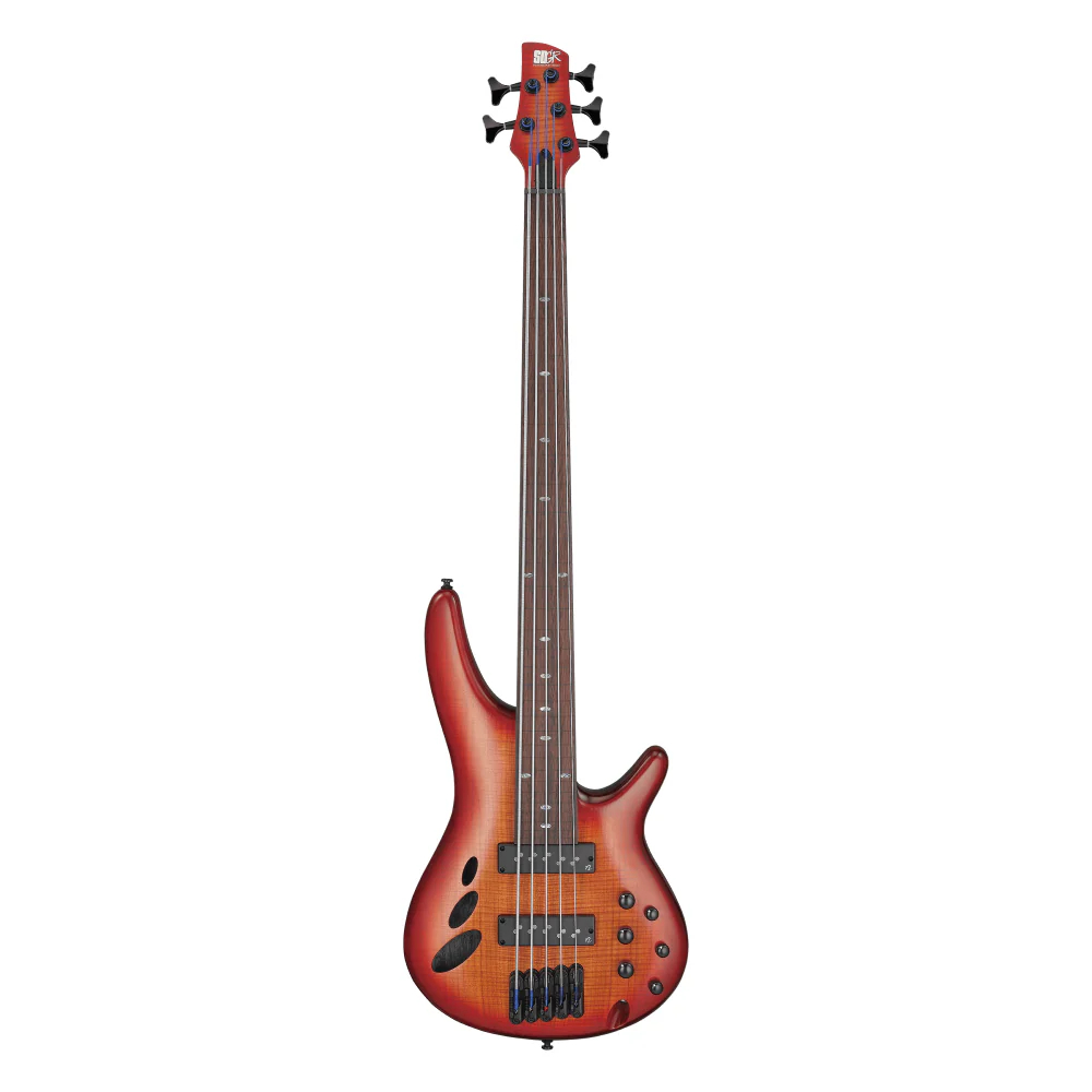 Ibanez SRD905F Bass Guitar in Brown Topaz Burst Low Gloss