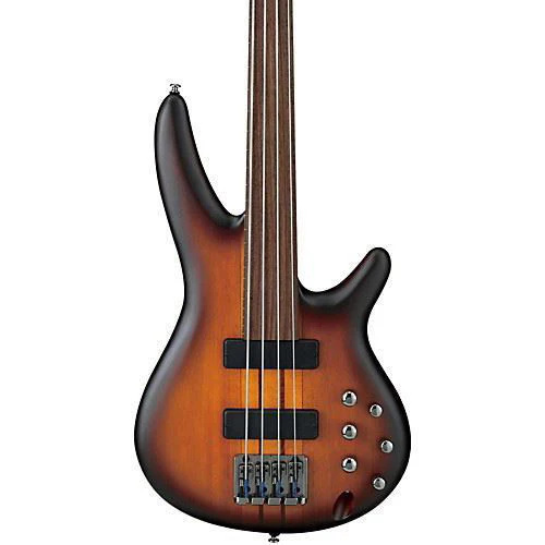 Ibanez SRF700 Fretless Bass Guitar - Brown Burst Flat - Image 4