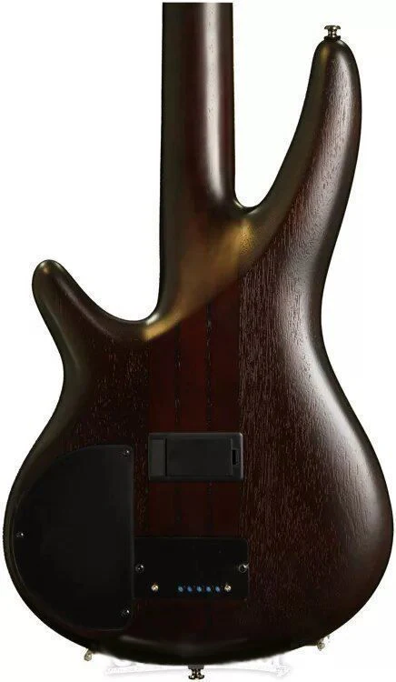 Ibanez SRF705 SR Series Fretless 5 String Bass Guitar - Brown Burst Flat - Image 3