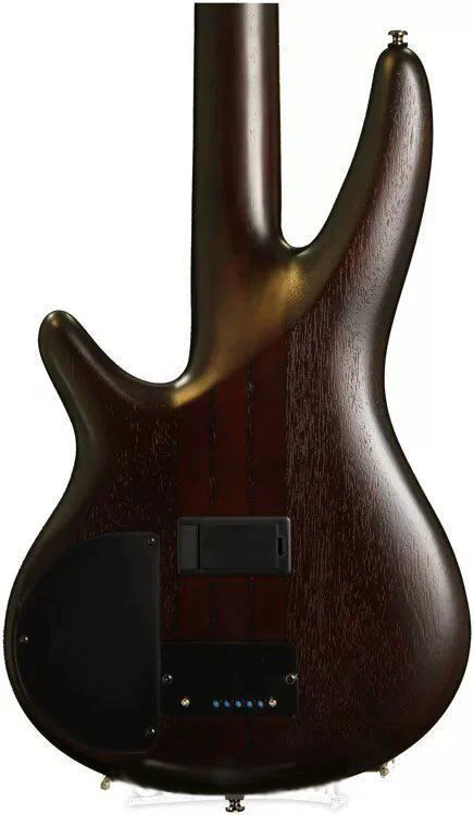 Ibanez SRF705 SR Series Fretless 5 String Bass Guitar - Brown Burst Flat - Image 4