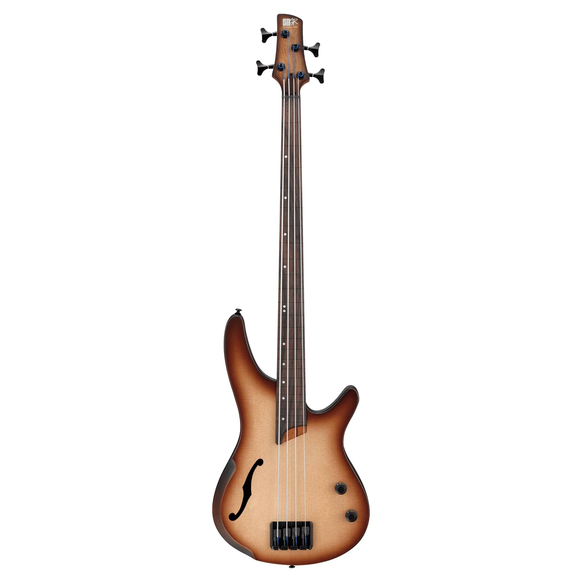 Ibanez SRH500F NNF SR Series Fretless Bass Guitar - Natural Browned Burst Flat - Image 6