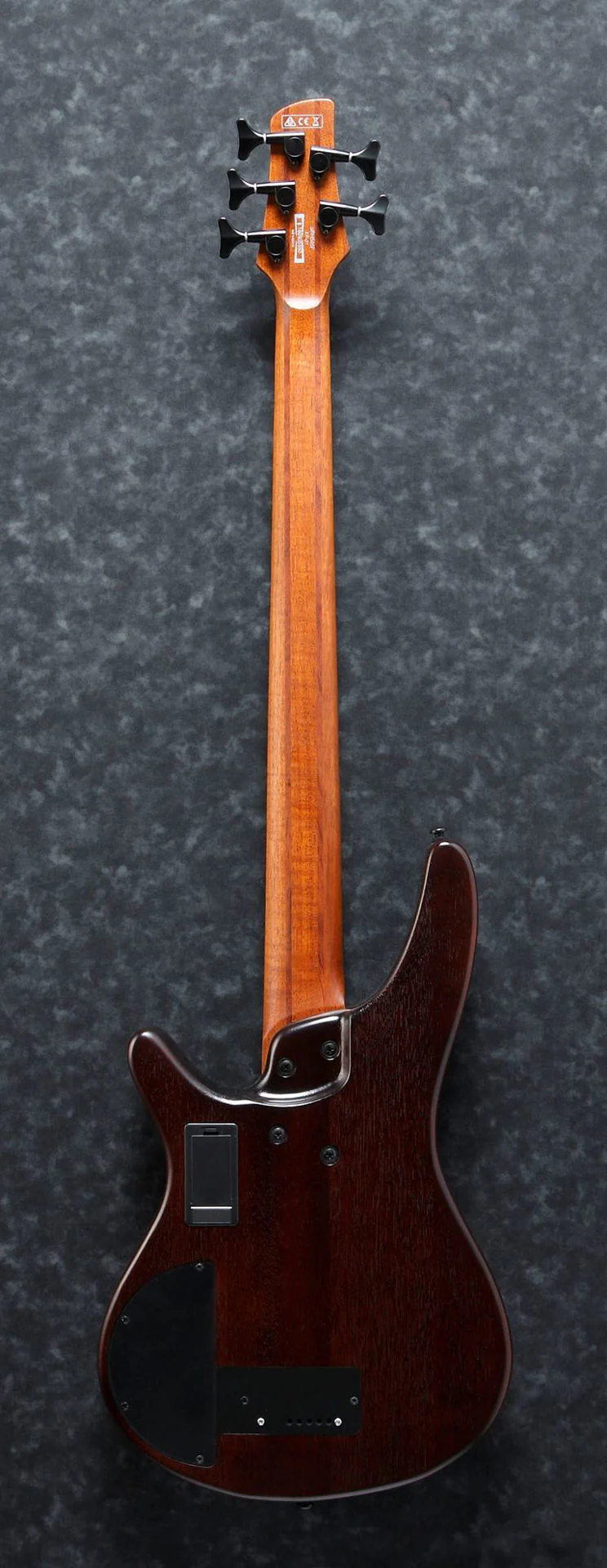 Ibanez SRH505F Electric 5 String Bass - Natural Browned Burst Flat - Image 4