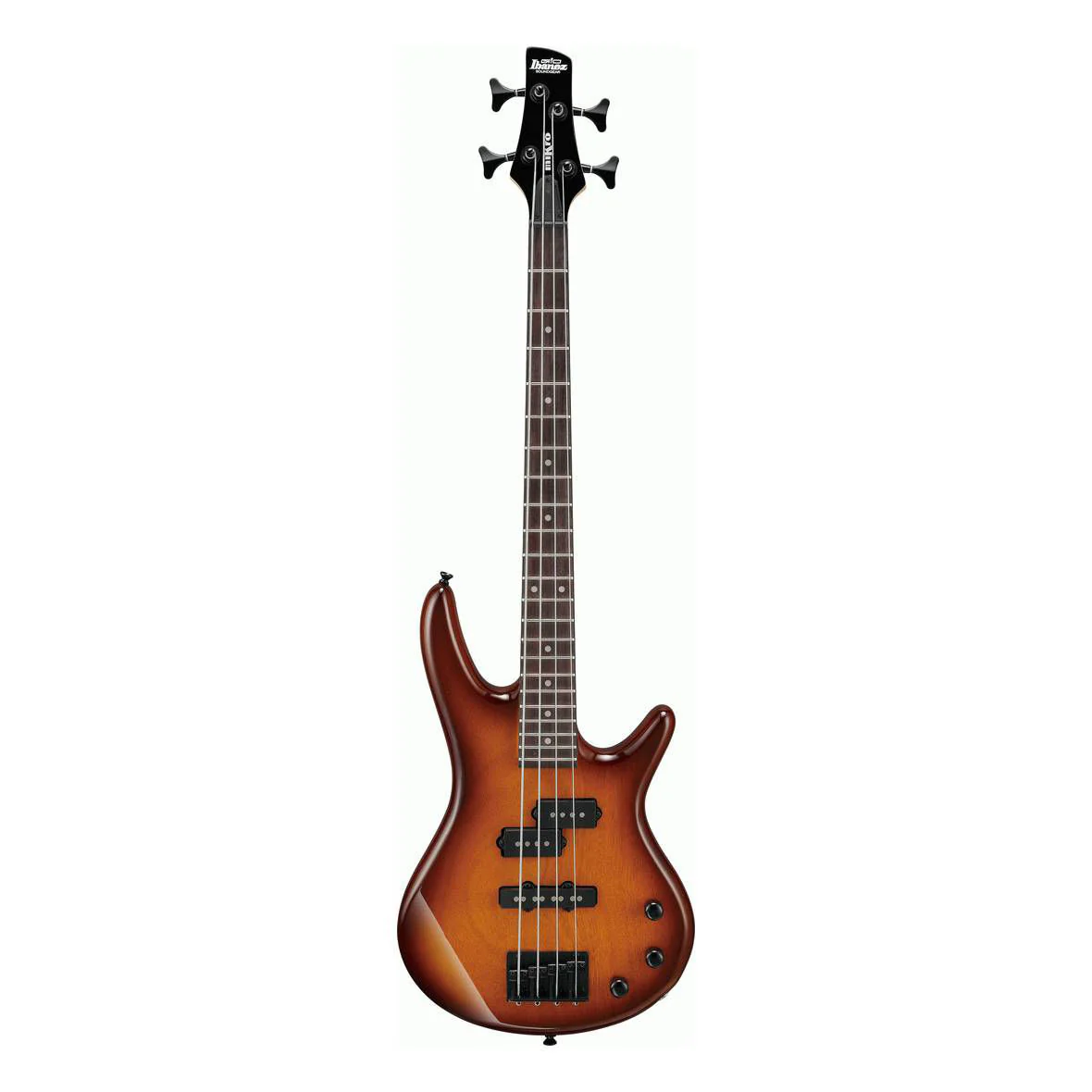 Ibanez SRM20B Mikro 4-String Bass Guitar in Brown Sunburst - Image 2