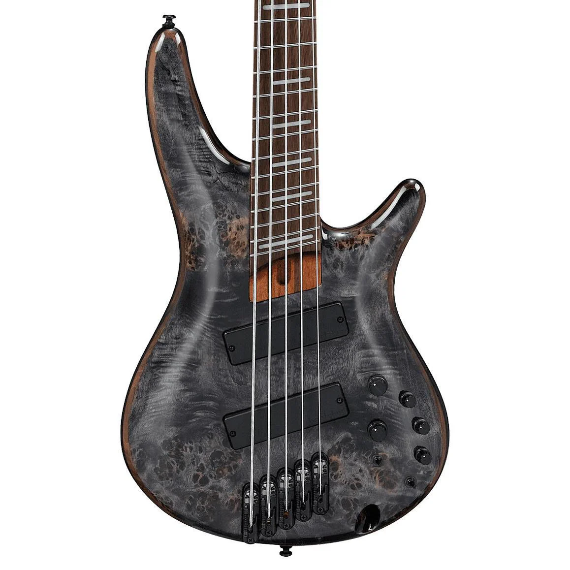 Ibanez SRMS805 Bass Workshop 5-String Multi-Scale Bass Guitar in Deep Twilight - Image 2