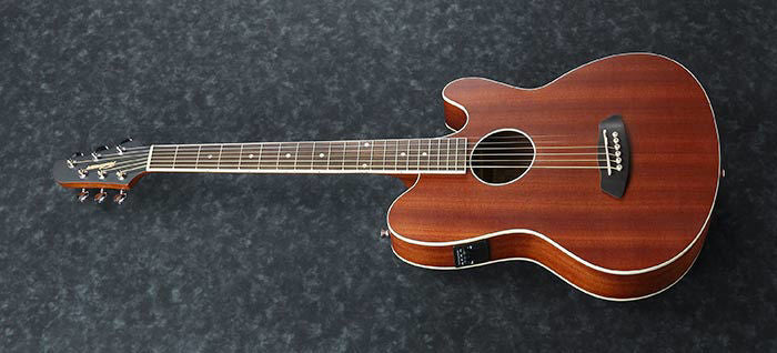 Ibanez TCY12E Talman Acoustic Guitar in Open Pore Natural - Image 4