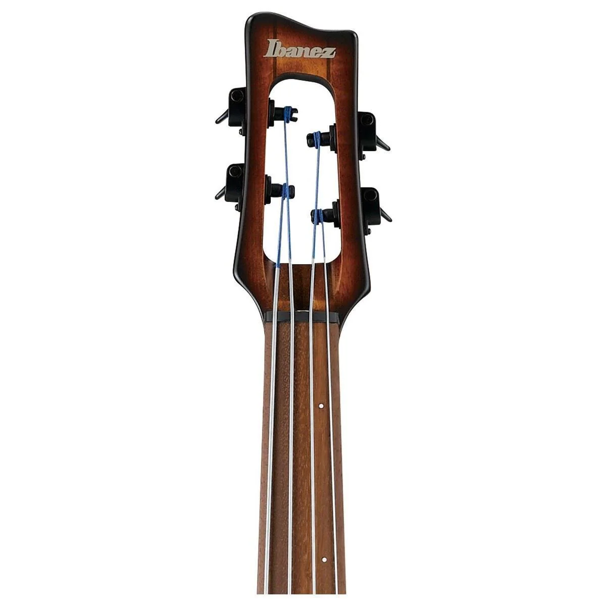 Ibanez UB804 Upright Fretless Bass Guitar in Mahogany Oil Burst - Image 3
