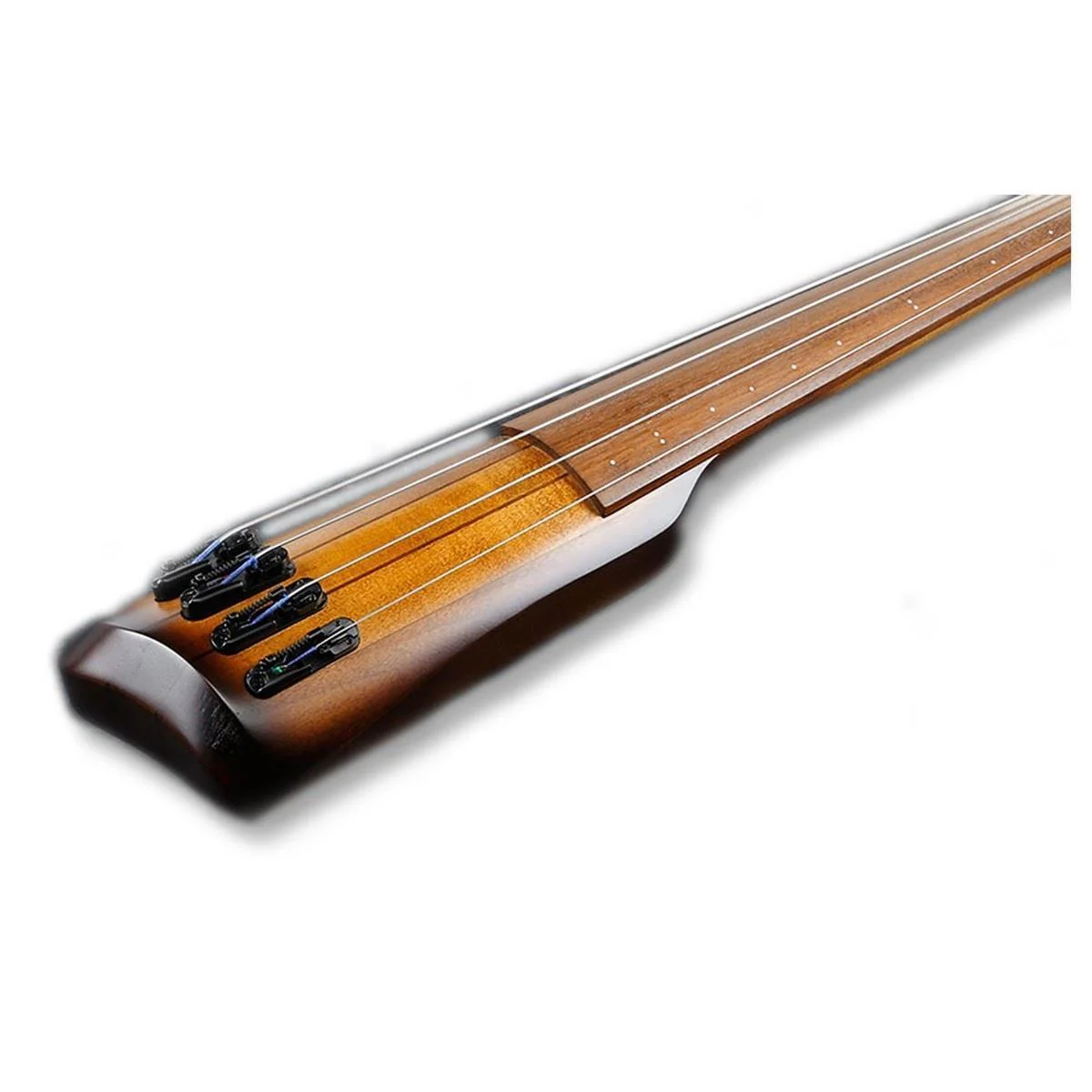 Ibanez UB804 Upright Fretless Bass Guitar in Mahogany Oil Burst - Image 6