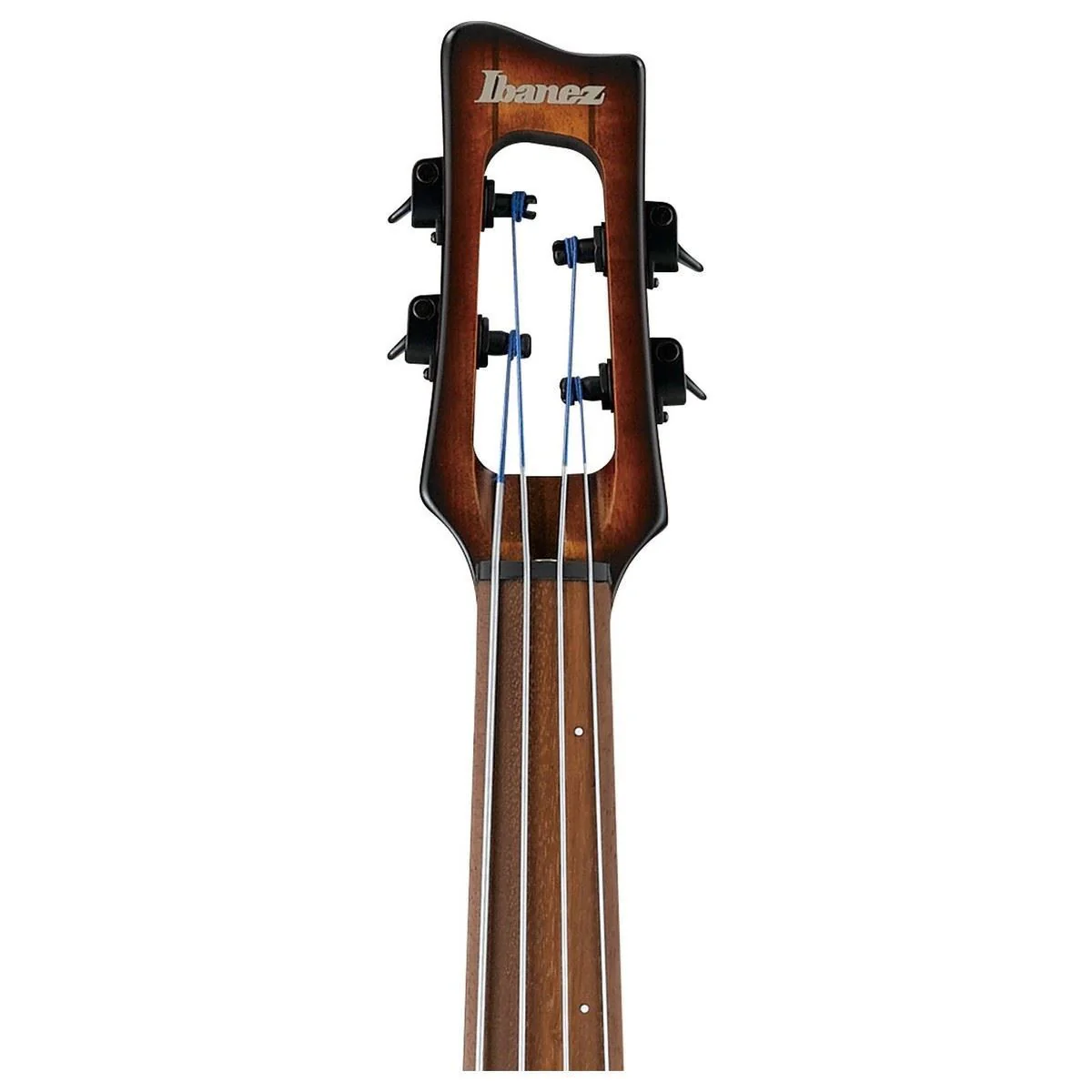 Ibanez UB804 Upright Fretless Bass Guitar in Mahogany Oil Burst - Image 7