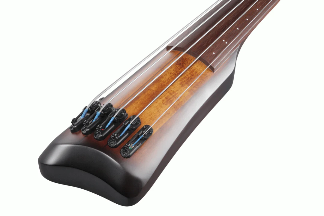 Ibanez UB805 5-string Upright Bass Guitar in Mahogany Oil Burst - Image 3