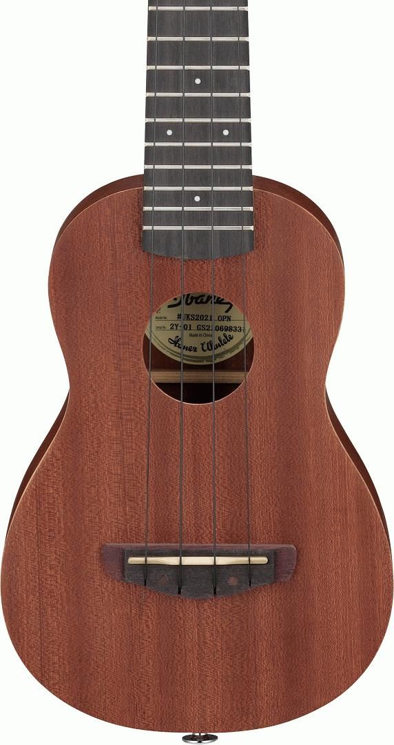 Ibanez UKS100 OPN Soprano Ukulele - Open Pore Natural - Image 4