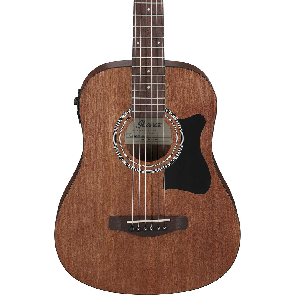 Ibanez V Series V44Minie ¾ Dreadnought Acoustic Guitar with Pickup - Open Pore Natural - Image 3