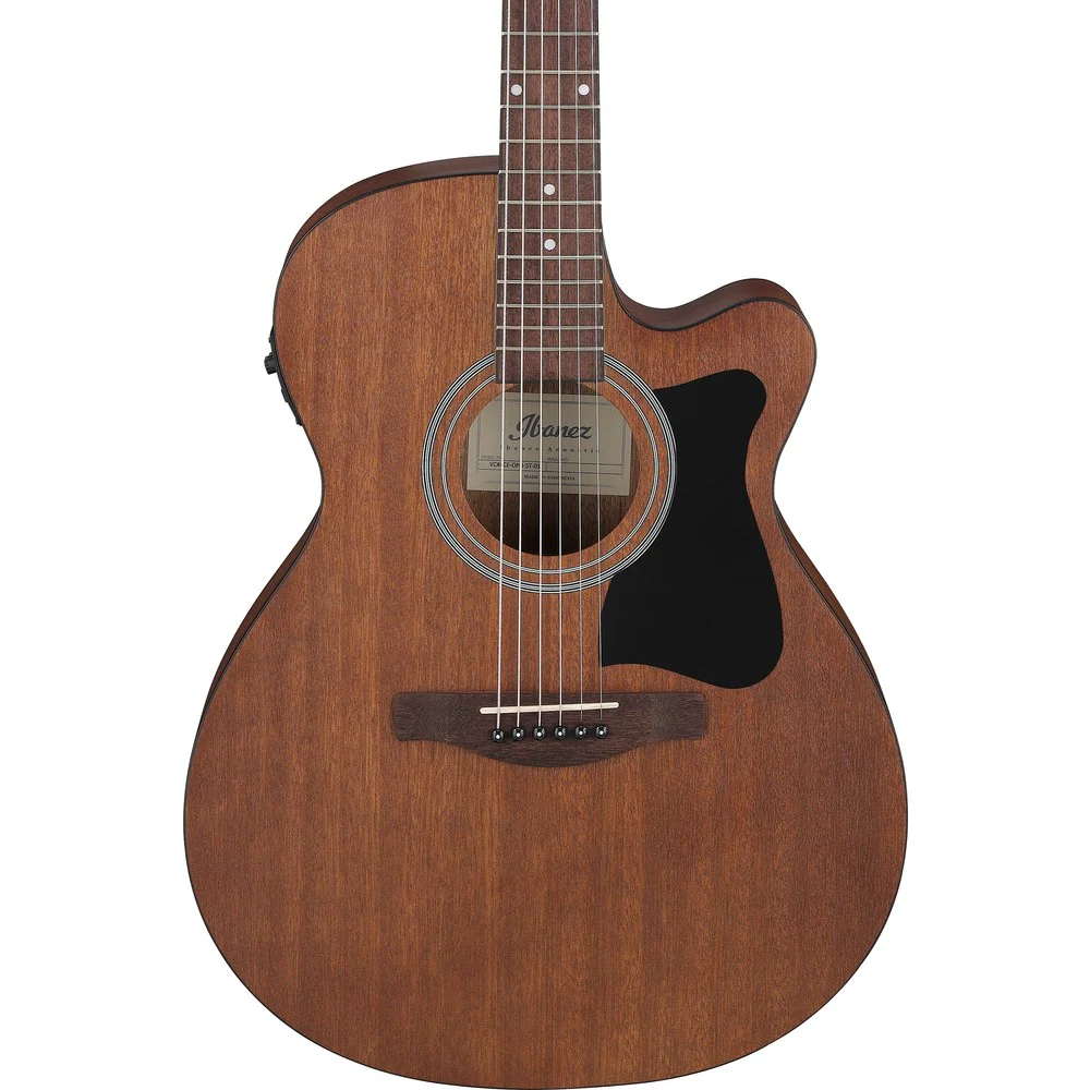Ibanez V Series VC44CE Grand Concert Cutaway Acoustic Guitar with Pickup - Open Pore Natural - Image 6