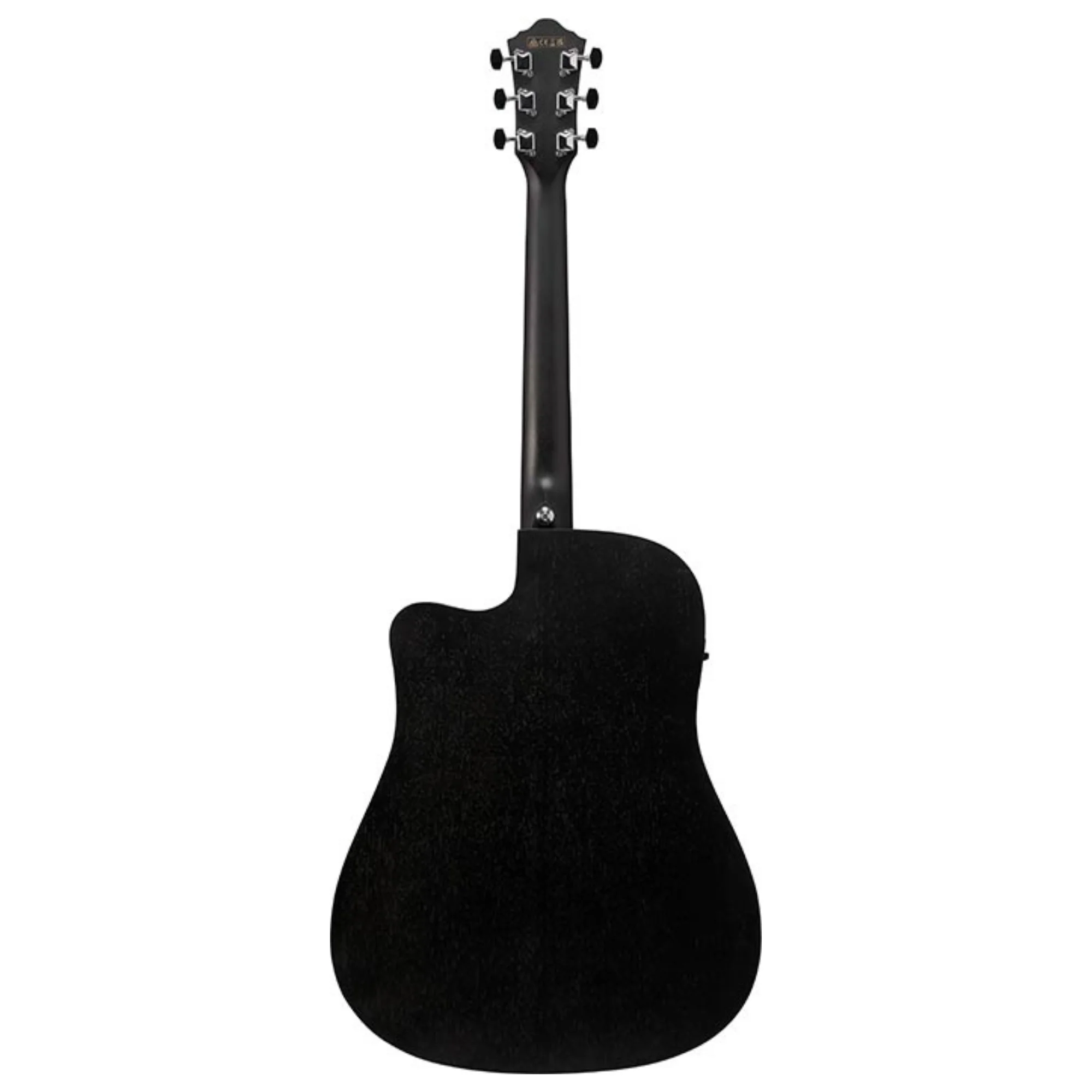 Ibanez V44CE WK Acoustic Guitar - Weathered Black - Image 2