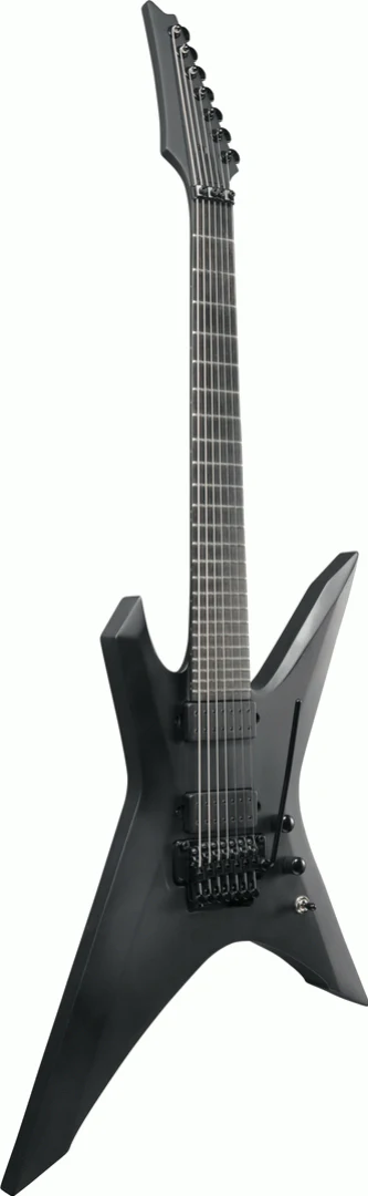 Ibanez XPTB720 Iron Label 7-String Electric Guitar in Black Flat - Image 3
