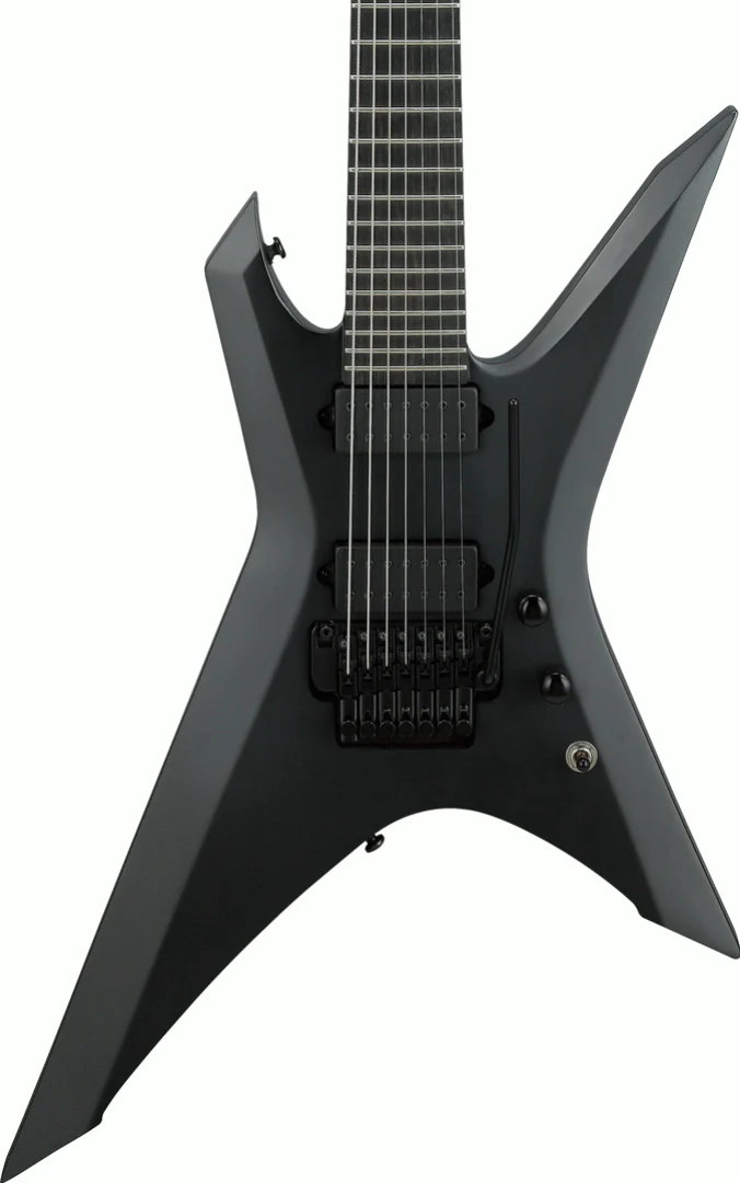 Ibanez XPTB720 Iron Label 7-String Electric Guitar in Black Flat - Image 4